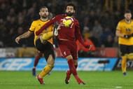 Salah scored his eleventh goal of the season in Liverpool's win against Wolves.